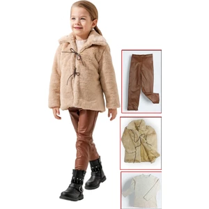 Selva Avm Montlu Kız Çocuk Kışlık Üçlü Takım