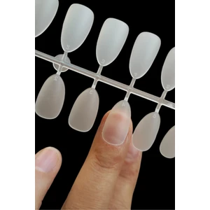 Easy Beauty 100 Adet Yeni Nesil Badem Kısa Takma Tırnak Seti Özel Kutuda ve Yapıştırıcı Hediyeli