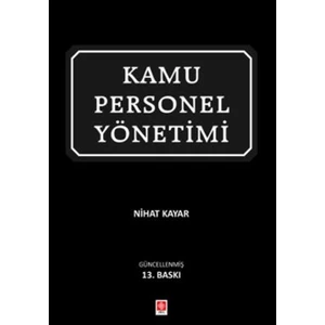 Kamu Personel Yönetimi  -  Nihat Kayar