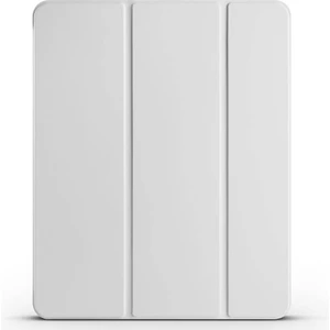 Apple iPad Air 13 2025 M3 Smart Cover Kalem Bölmeli Standlı 1-1 Kılıf - Gri