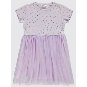 Civil Girls Kız Çocuk Elbise 6-9 Yaş Lila