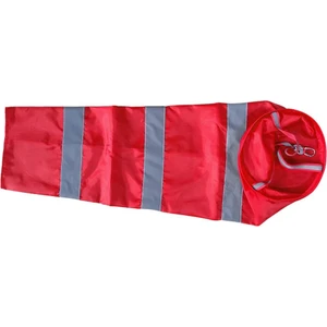 Açı Çiftliği Için Windsock Rüzgar Ölçümü Çorap Çantası Kırmızı 100CM (Yurt Dışından)