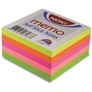 Memo 12012 75 X 75 Mm Neon Küp Yapışkanlı Not Kağıdı 400 Yaprak Neon