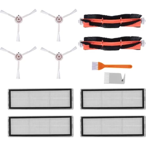 10 Paket Ana Fırça Yan Fırçalar Filtre Xiaomi Mijia 1c STYTJ01ZHM Robot Süpürge Parçaları Aksesuarları A (Yurt Dışından)