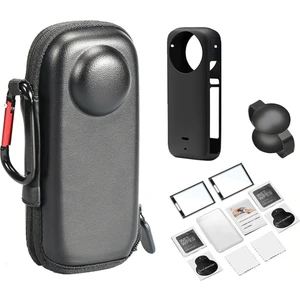 INSTA360 X4 Koruyucu Aksesuar Seti Sert Kılıf Eva Koruyucu Kapak Temperli Cam Filmi Silikon Kılıf Seti Içerir (Yurt Dışından)