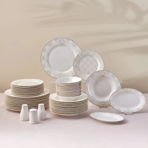 Bone Collection Siena 53 Parça 12 Kişilik Yemek Takımı Gold