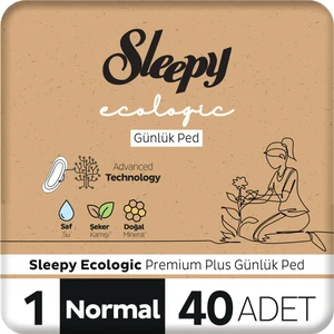 Ecologic premium Plus Günlük Ped Normal 40 Adet Ped
