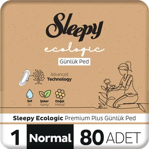 Ecologic premium Plus Günlük Ped Normal 80 Adet Ped