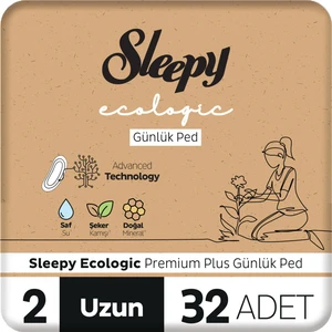 Ecologic premium Plus Günlük Ped Uzun 32 Adet Ped