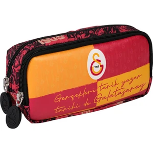 Me Çanta Galatasaray Parçalı Desen Çift Gözlü Kalemlik / 24547