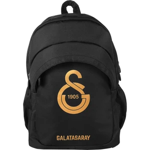Lisanslı Büyük Logo Siyah Sırt Çantası 3 Bölmeli Okul Çantası 24532