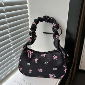 Nazik ve Tatlı Sevimli Küçük Çiçek Yay Yüksek Değer Vahşi Moda Omuz Çantası (Yurt Dışından)