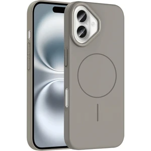 Apple iPhone 16 Kılıf Magsafe Şarj Özellikli Redclick Ruby Silikon Kapak