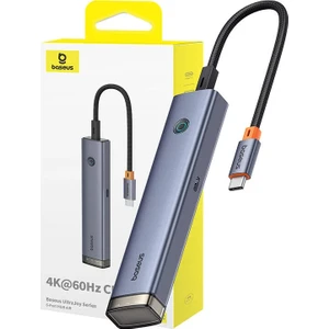 Baseus Ultrajoy 6-Port Hub - Uzay Grisi
