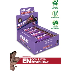 Duble Kakaolu Protein Bar 32 g x 12 Adet