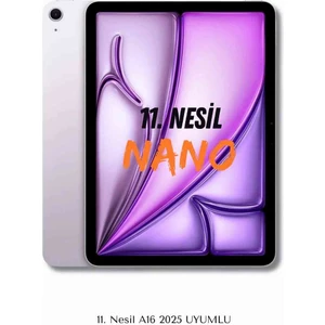 Apple iPad 11. Nesil A16 2025 Uyumlu Blue Nano Ekran Koruyucu Ultra Ince Screen Protector