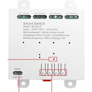 Ece Otomasyon Ewelink 4 Kanal Mini Wifi Kuru Kontak Role
