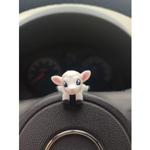 Sevimli Kuzu Torpido Süsü Aksesuarı Dikiz Ayna Süsü