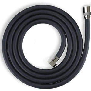 Mucit Home Pvc Malzeme Ultra Dayanıklı Kırılmaz Patlamaz Kaliteli Banyo Duş Hortumu Siyah