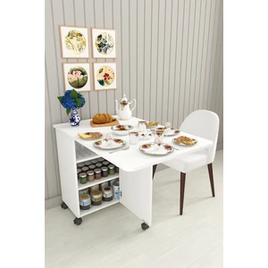 Asra Trend %100 Mdflam 105CM Mutfak Adası Yemek Masası Kahve Köşesi Ma-01