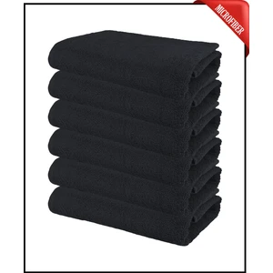 6 Adet Büyük Boy Mikrofiber 50 x 90 cm , Fitness Havlusu , Spor Havlusu , Kuaför Havlusu