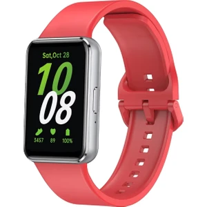 Samsung Galaxy Fit 3 ile Uyumlu Delikli Silikon Kordon Kayış - KY6543