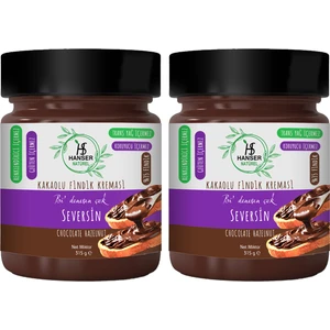 Seversin Krem Çikolata Kakaolu Fındık Ezmesi 315g x2