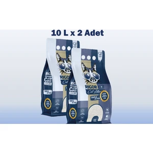Rigor Cat Aktif Karbonlu Topaklanan Kedi Kumu 2 x 10 L