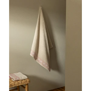 Caresse %100 Pamuk Banyo Havlusu - Bej