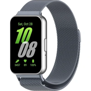 Samsung Galaxy Fit 3 Uyumlu Paslanmaz Çelik Manyetik Metal Kordon KAYIŞ-KY6544