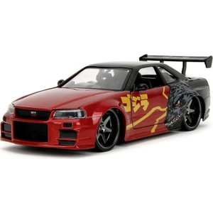 Godzılla 2002 Nıssan Skylıne Gtr R34 Ölçek 1:24