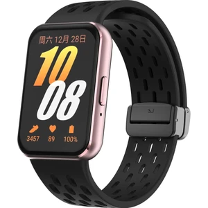 Samsung Galaxy Fit 3 Için Mıknatıslı Delikli Silikon Kordon Kayış - KY6546