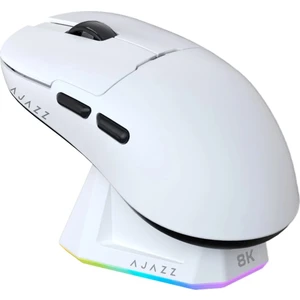 AJ159 Pro Kablosuz (3 Modlu) 8K-26.000DPI Oyuncu Mouse PAW3395 Sensör Rgb Manyetik Şarj Istasyonu