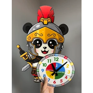 Montessori Çocuk Odası Eğitici Duvar Saati