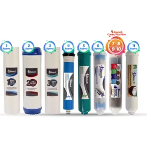 Lifetech 11 Aşama Filtre Seti (Membran Filtreli)