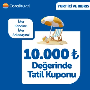 Coral Travel 10.000 TL Indirim Kuponu