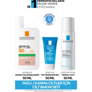 La Roche-Posay Yağlı/Karma Ciltler İçin Cilt Bakım Seti