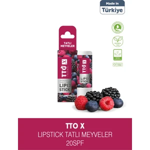 Tto x Tatlı Meyveler Lipstick 20 Spf Korumalı Özel Formül