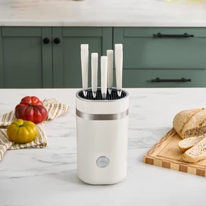 Mastermaid Cream 6 Parça Standlı Bıçak Seti