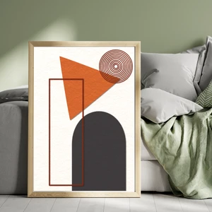 Fotoğraf Çerçevesi , Ahşap Çerçeve , Posterli Duvar Çerçevesi