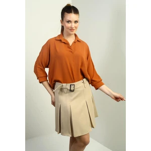 Polo Yaka Truvakar Kol Ayrobin Bluz