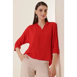 Polo Yaka Truvakar Kol Ayrobin Bluz