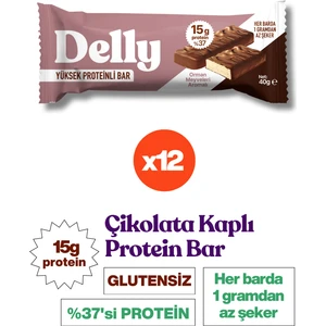 Orman Meyveleri Aromalı, Çikolata Kaplı, Yüksek Protein Bar 40G