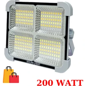 CATA-4698 Solar Projektör Taşınabilir 200 Watt Orijinal Yeni Model