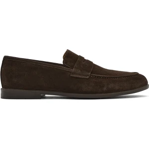 Erkek Kahverengi Süet Deri Loafer 25SFD790210
