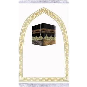 Kadife Lüks Seccade Keten Astarlı Namazlık 70x120 cm