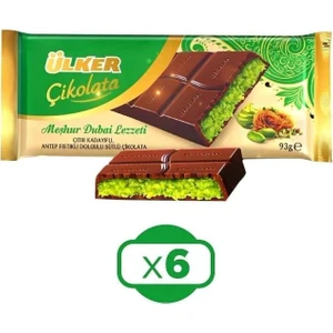 Meşhur Dubai Çikolatası 93 gr x 6 Adet