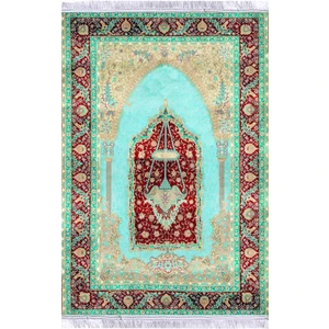 Kadife Lüks Seccade Keten Astarlı Namazlık 70x120 cm