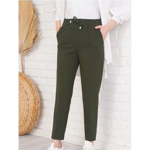 Butikbeli Lastikli Kuşaklı Pantolon