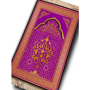 Kadife Lüks Seccade Keten Astarlı Namazlık 70x120 cm